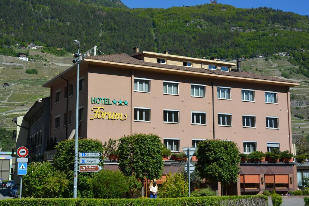 Hotel Forum Martigny Eksteriør bilde
